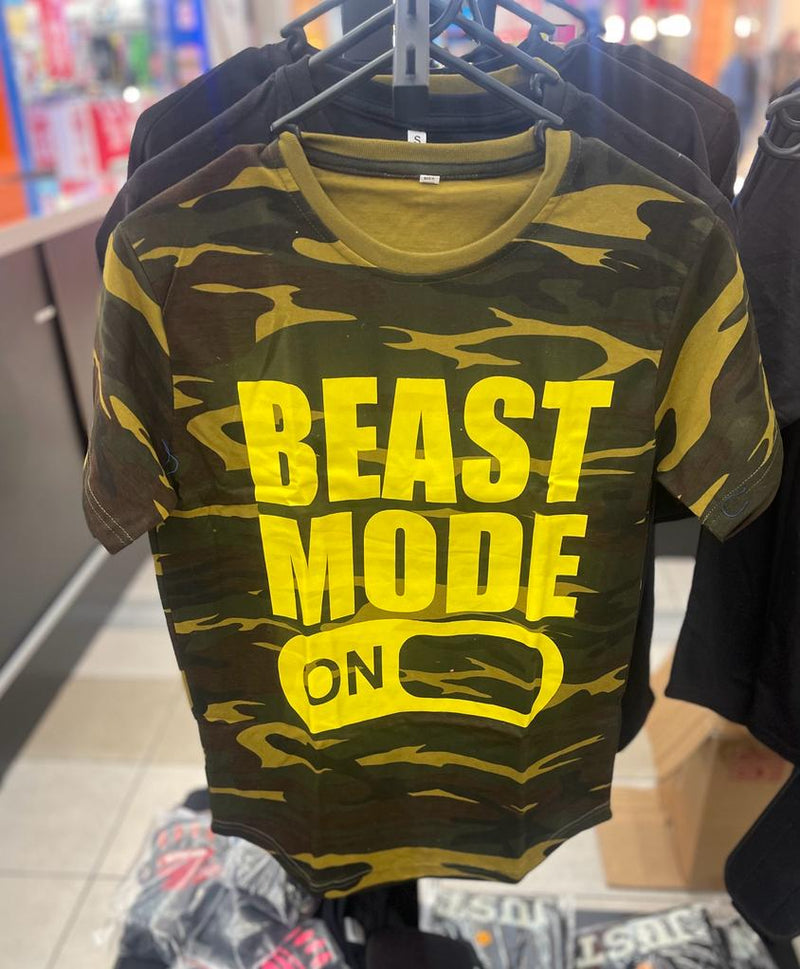 Beast Mode on Gym T Shirt By Muscle Station