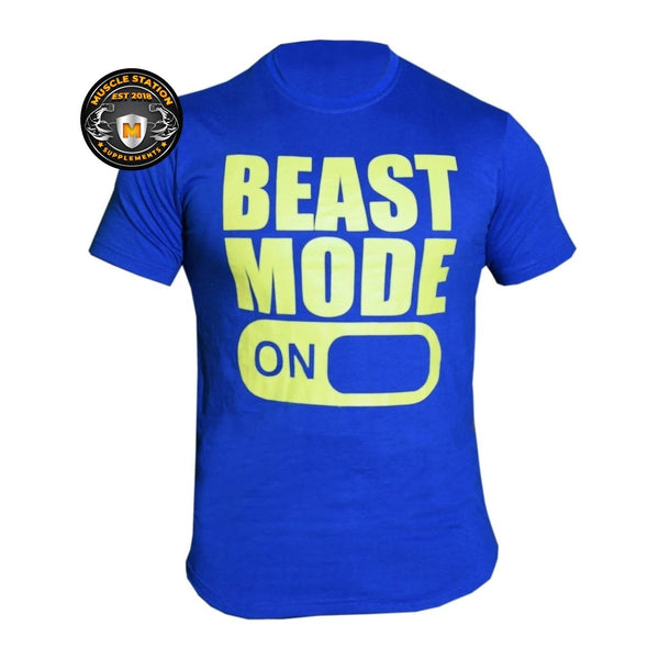 Beast Mode on Gym T Shirt By Muscle Station