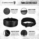Premium Leather Belt By Gymreapers