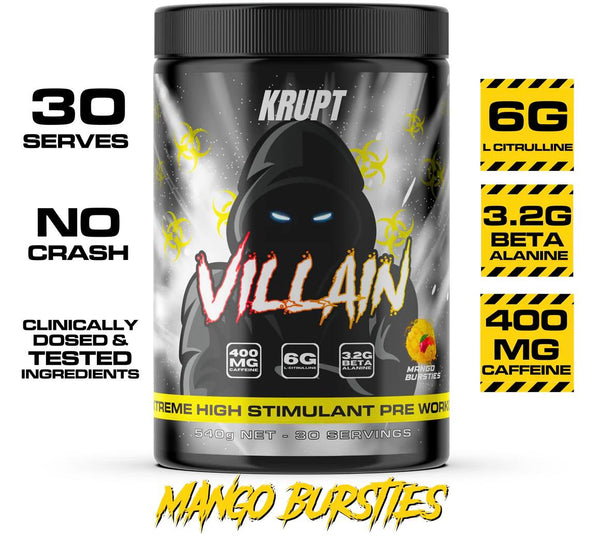 Villain Pre Workout By krupt