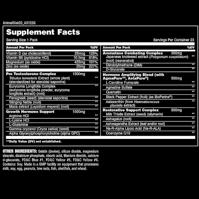 Stak Test Booster By Animal