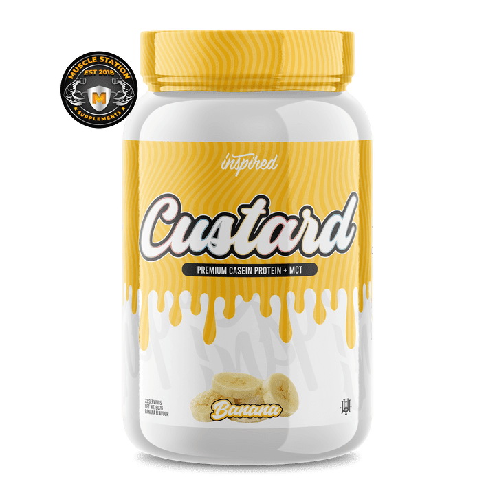 CUSTARD INSPIRED PREMIUM CASEIN BY INSPIRED $74.9 Muscle Station