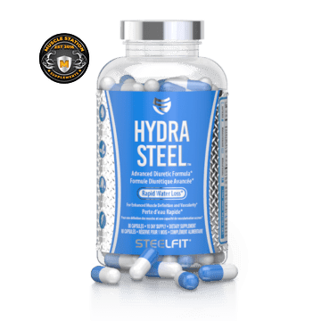 HYDRA STEEL DIURETIC FAT BURNER BY STEELFIT $49.9 Muscle Station