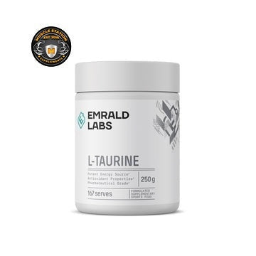 L TAURINE FOR FATIUGE MUSCLES BY EMRALDS LABS $39.9 Muscle Station
