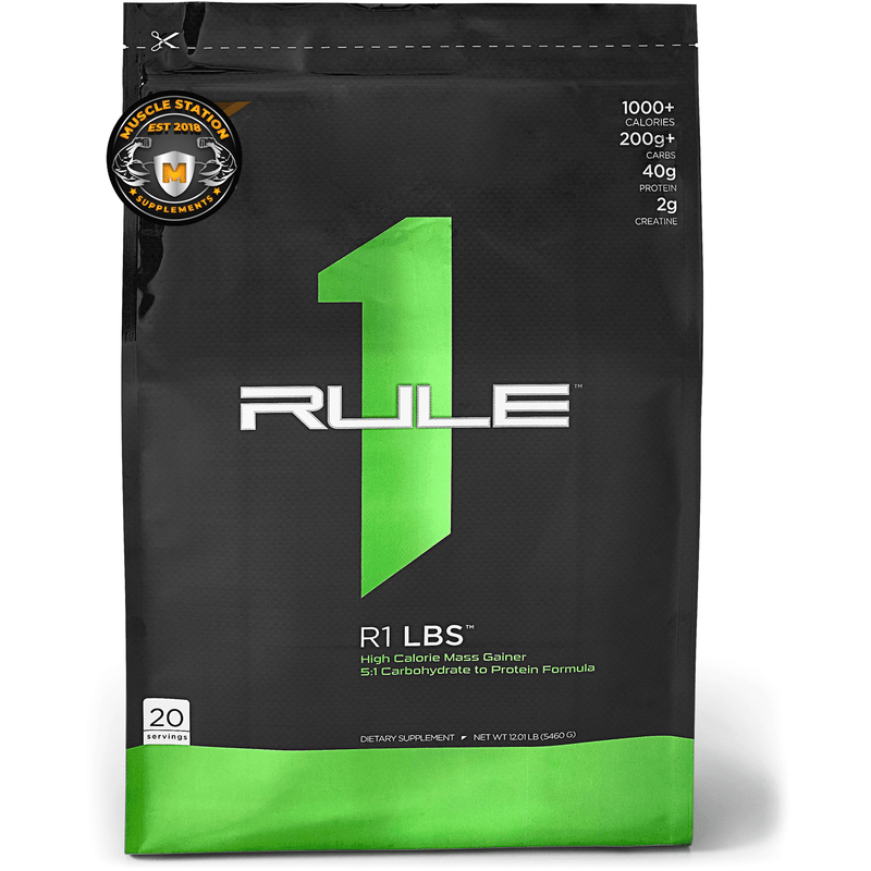 R1 Lbs Gainer By Rule1 $109 Muscle Station