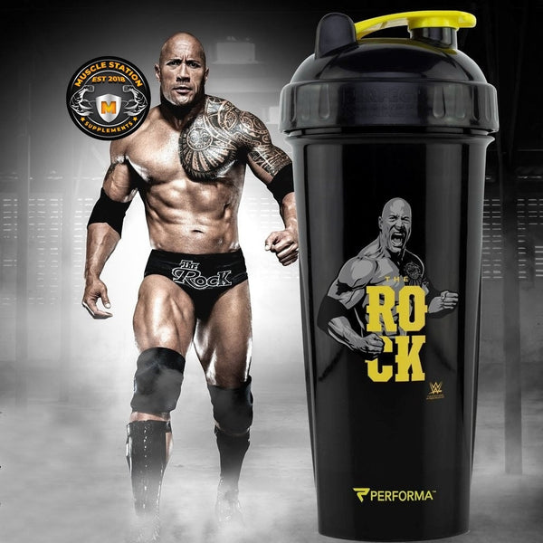 WWE ROCK PROTEIN SHAKER CUP