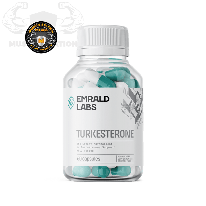 TURKESTERONE FOR MUSCLE GAIN BY EMRALD LABS $99.9 Muscle Station