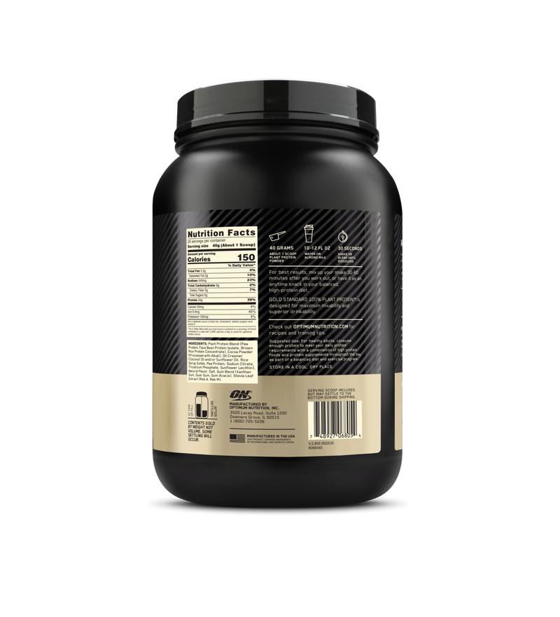 Plant Protein By Optimum Nutrition