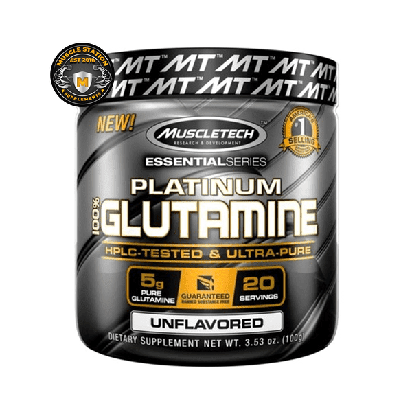 PLATINUM GLUTAMINE FOR RECOVERY BY MUSCLETECH $34.9 Muscle Station